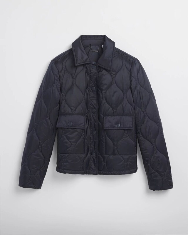Cropped Quilted Jacket - image 5